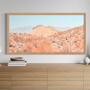 "Pastel Pillars" Desert Wall Art